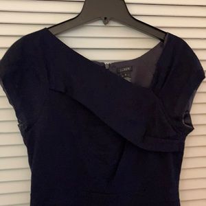 J. Crew Navy Blue Dress